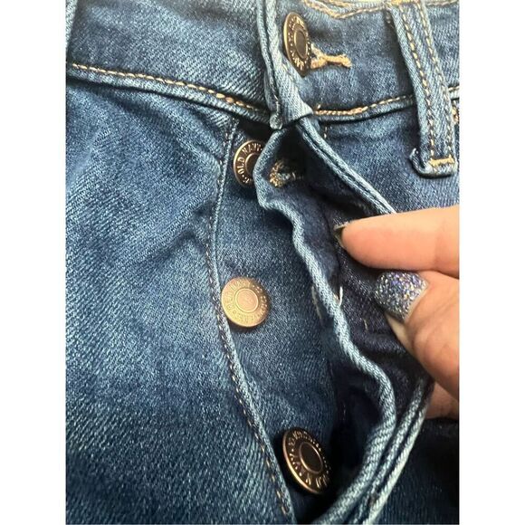 Old Navy Girls OG Straight-High rise-Button Fly Jeans Sz 18 NWT - Picture 3 of 8